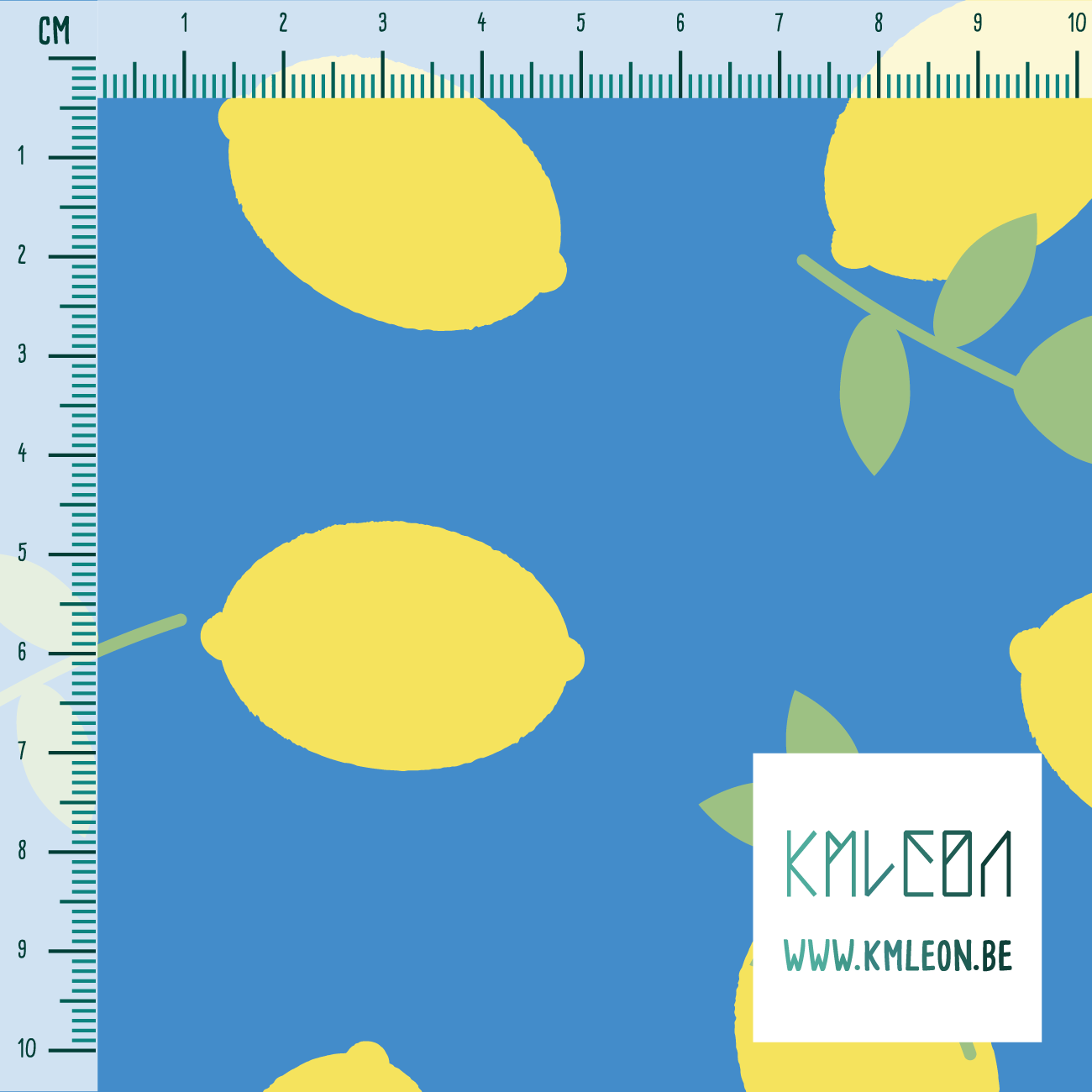 Lemons fabric