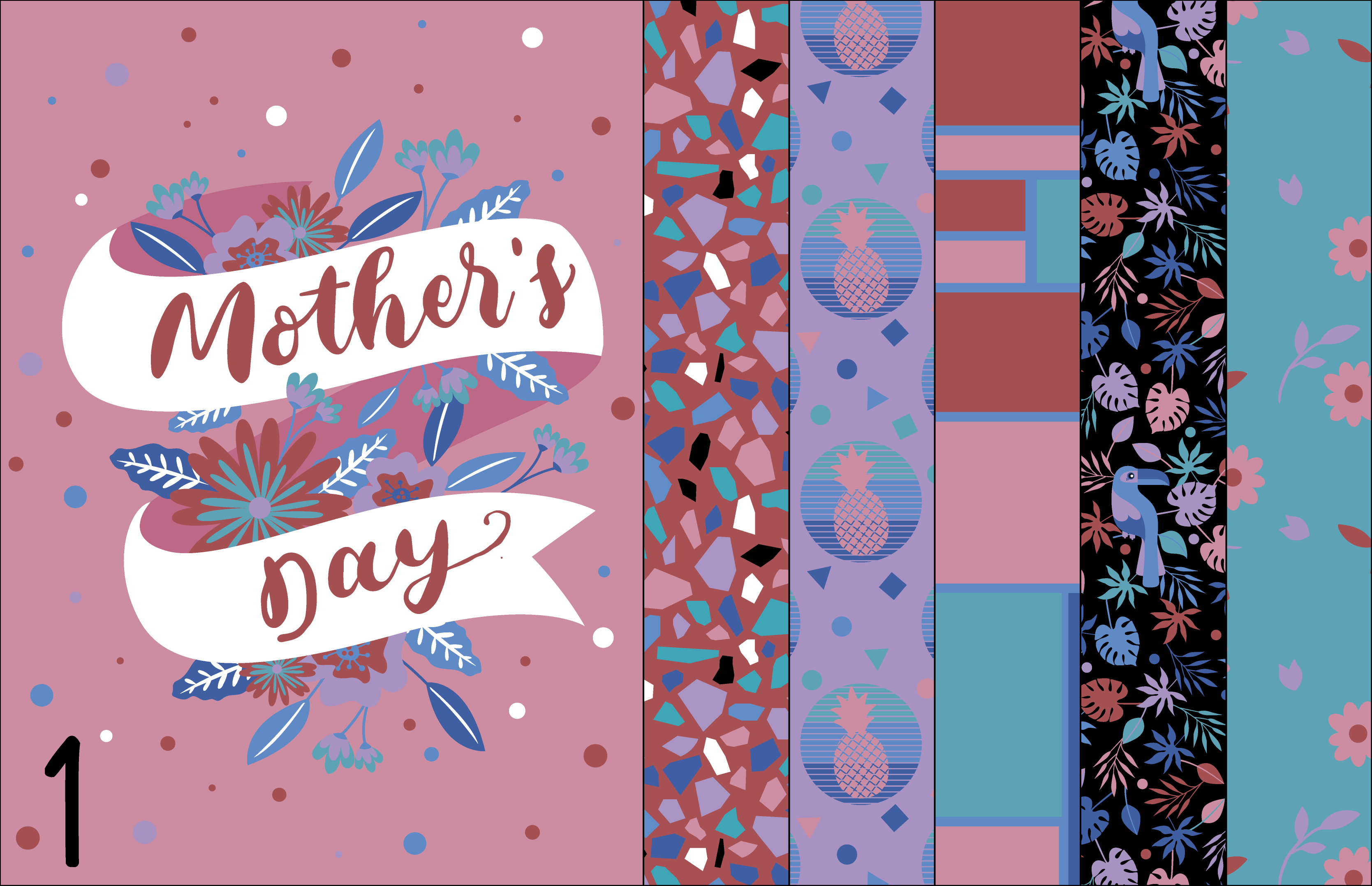 Mother's day cut and sew tea towels