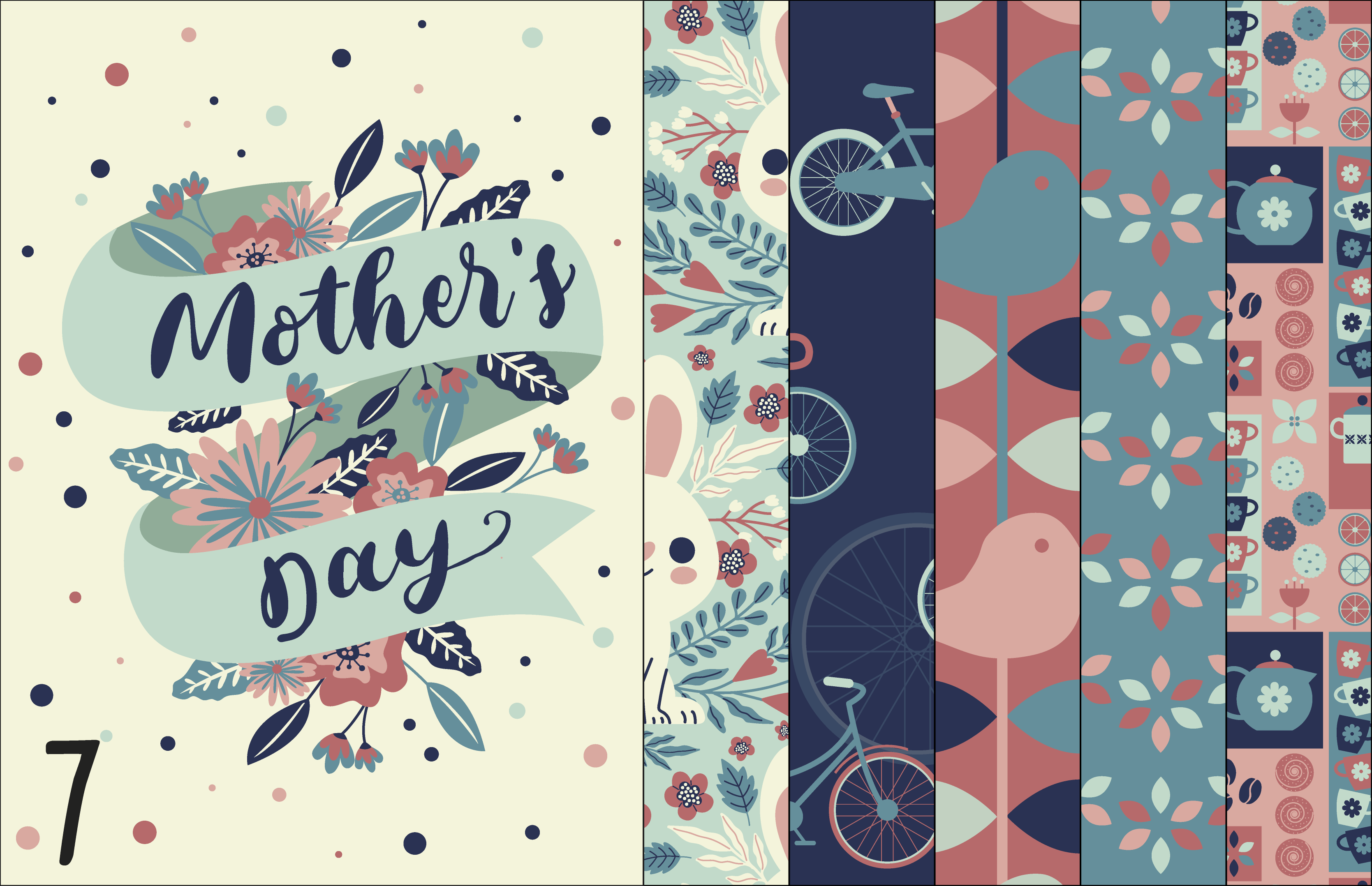 Mother's day cut and sew tea towels