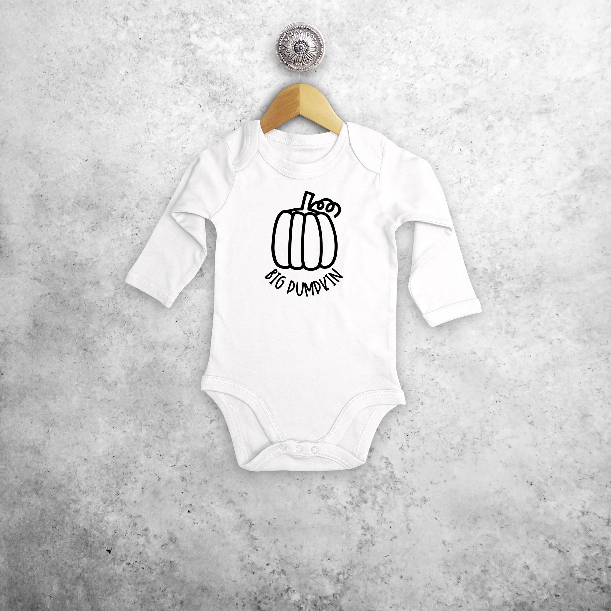 'Big pumpkin' baby longsleeve bodysuit