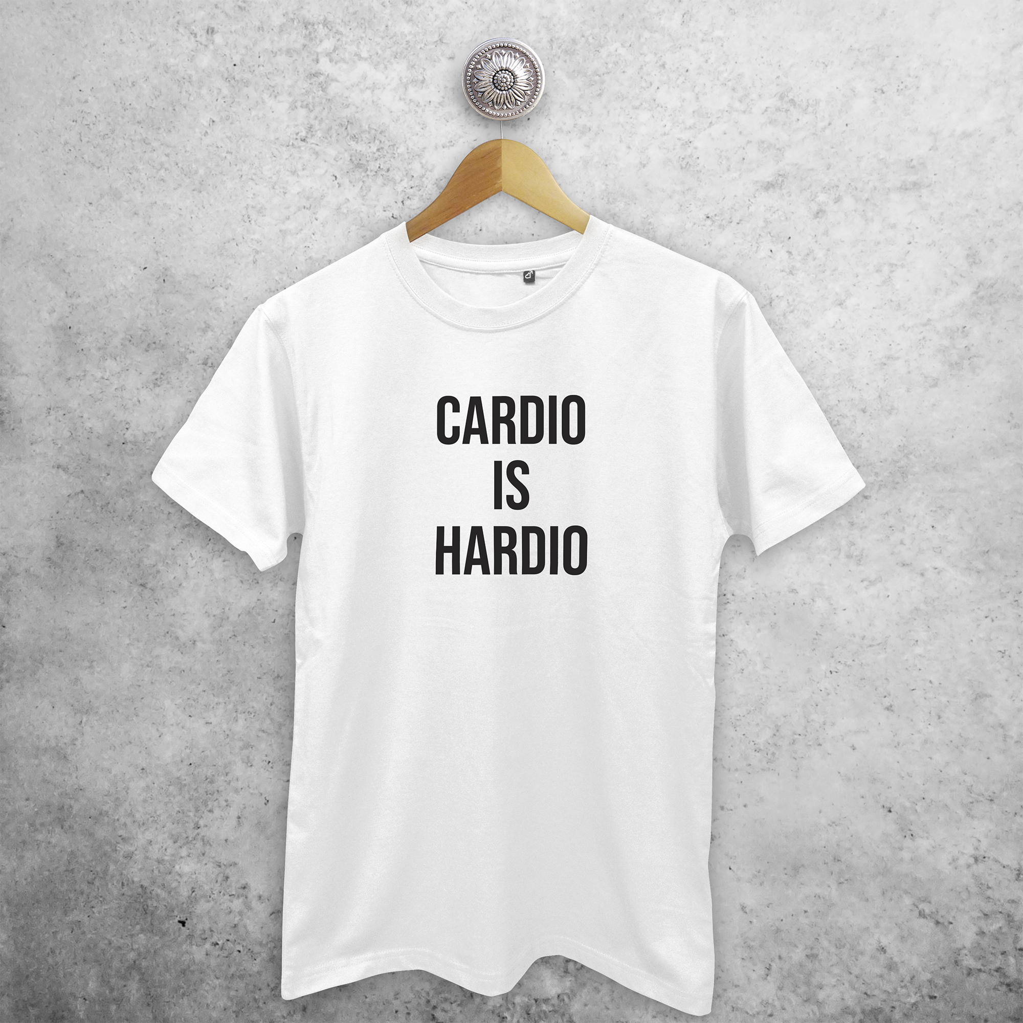 'Cardio is hardio' adult shirt
