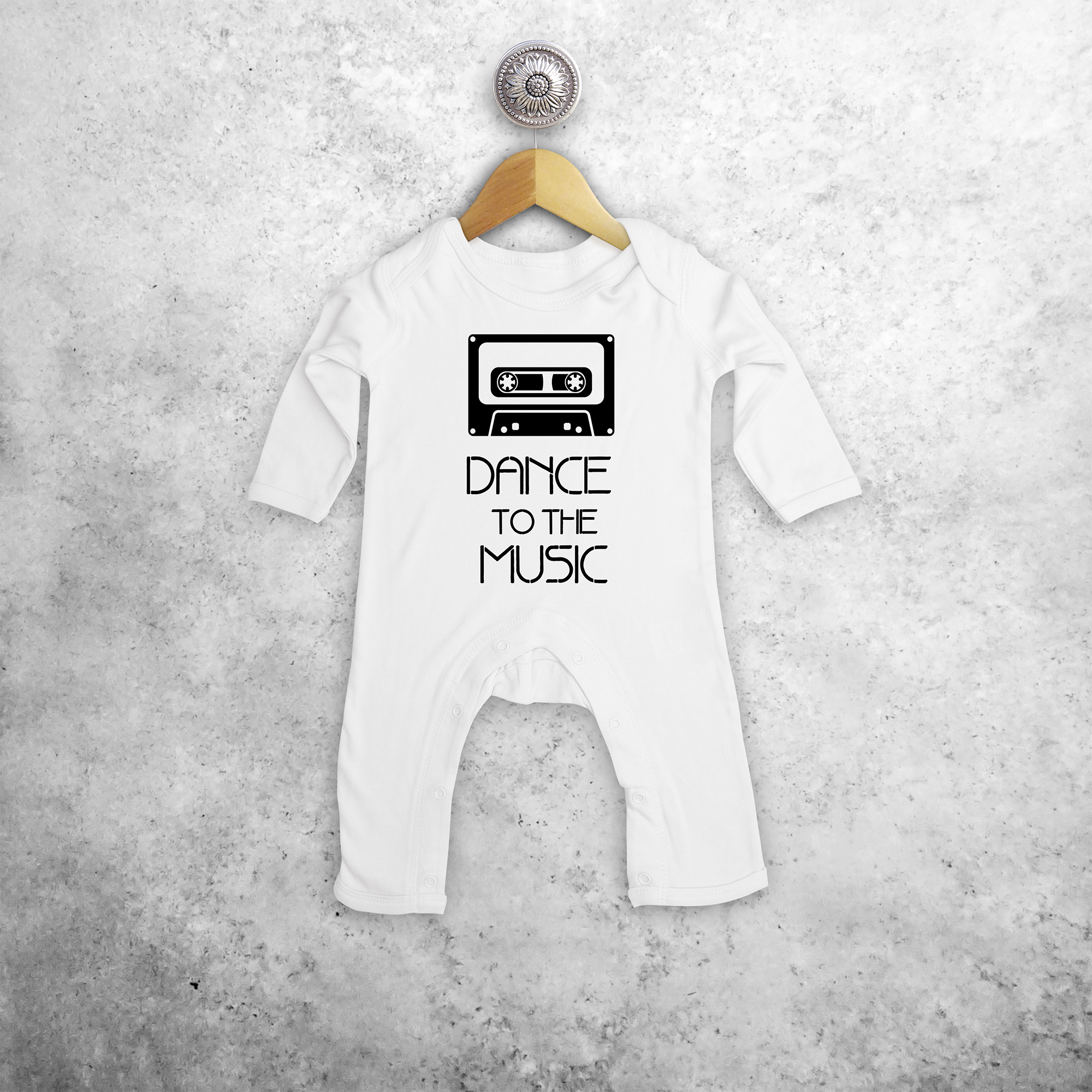 'Dance to the music' baby romper