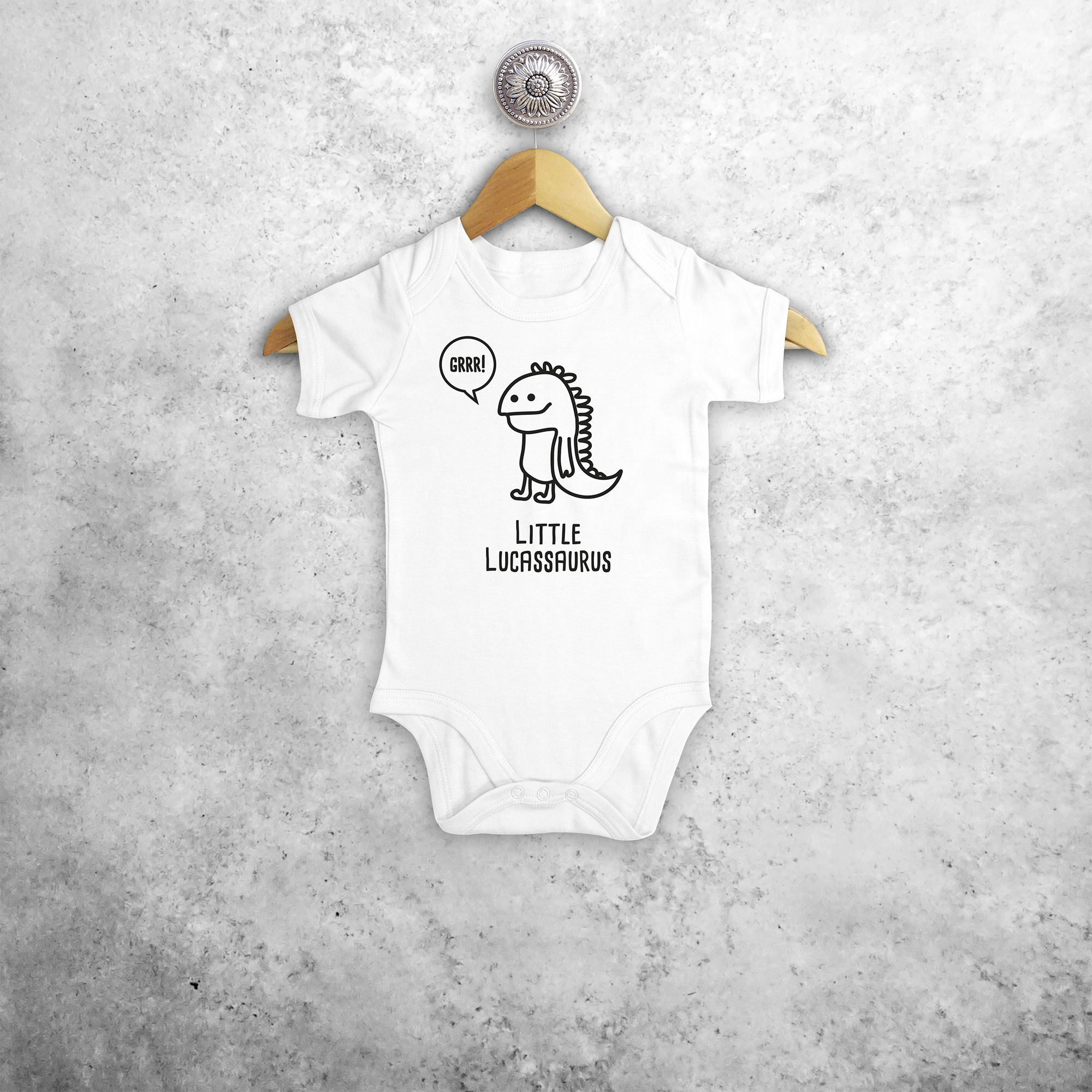Dino baby shortsleeve bodysuit