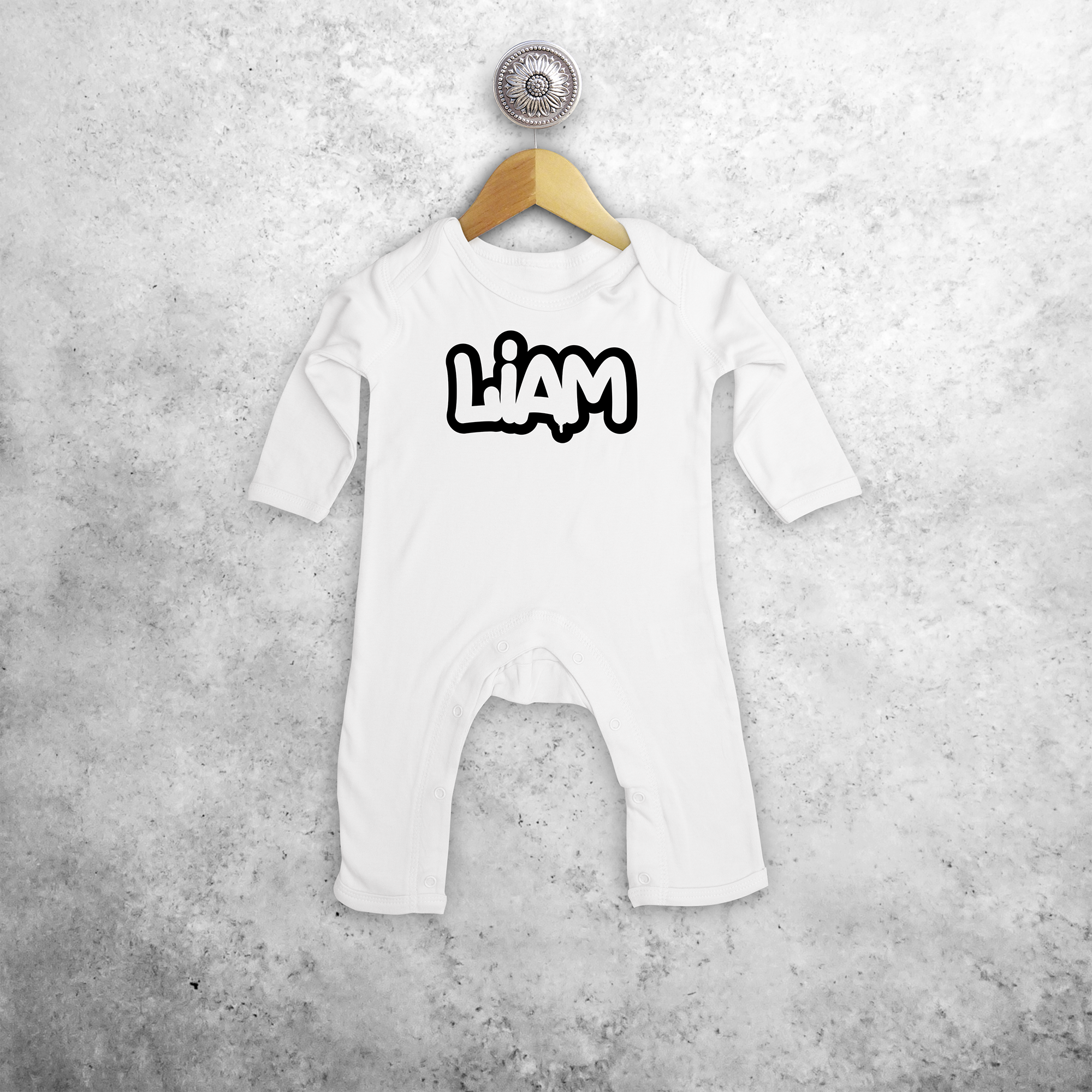 Graffiti baby romper