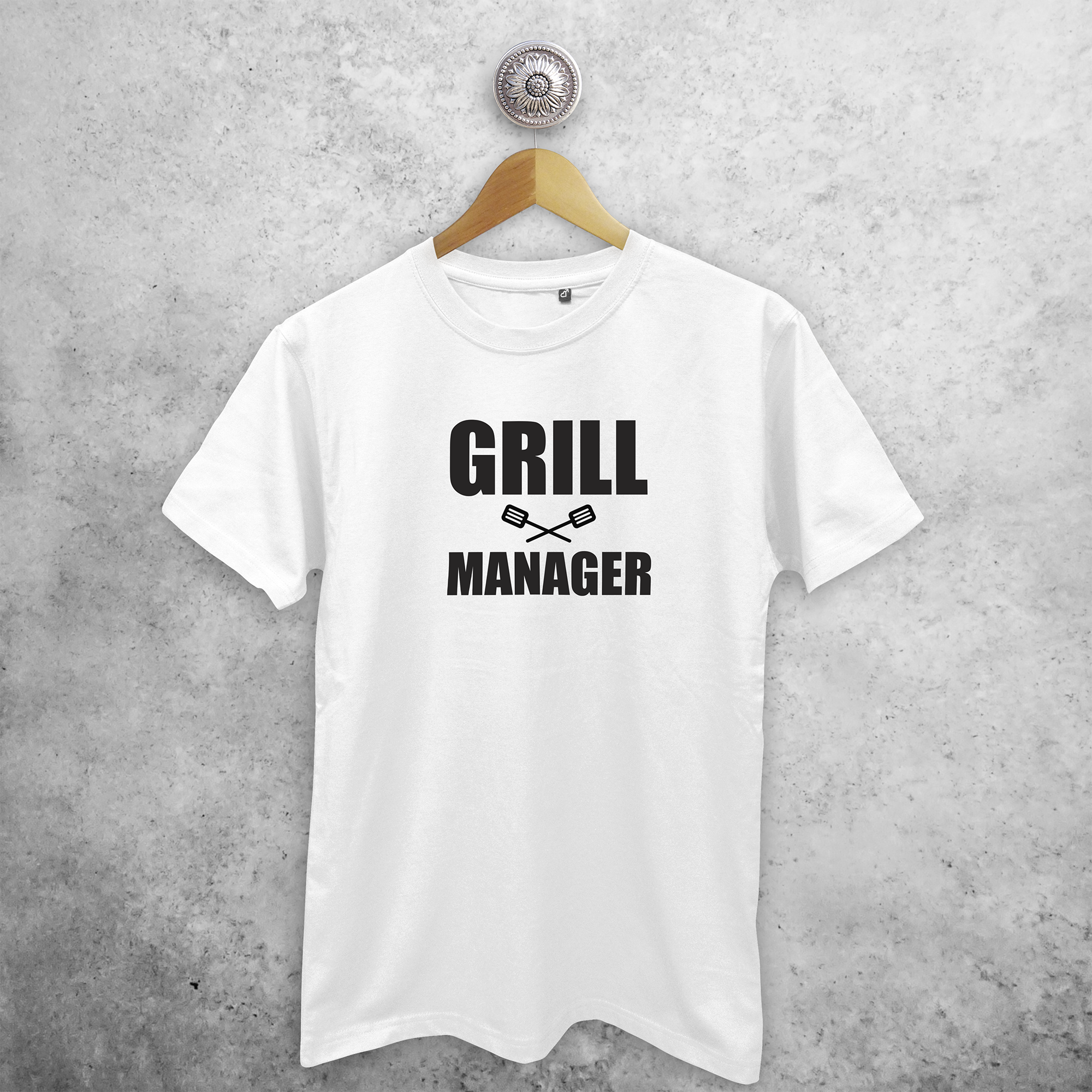 'Grill manager' adult shirt