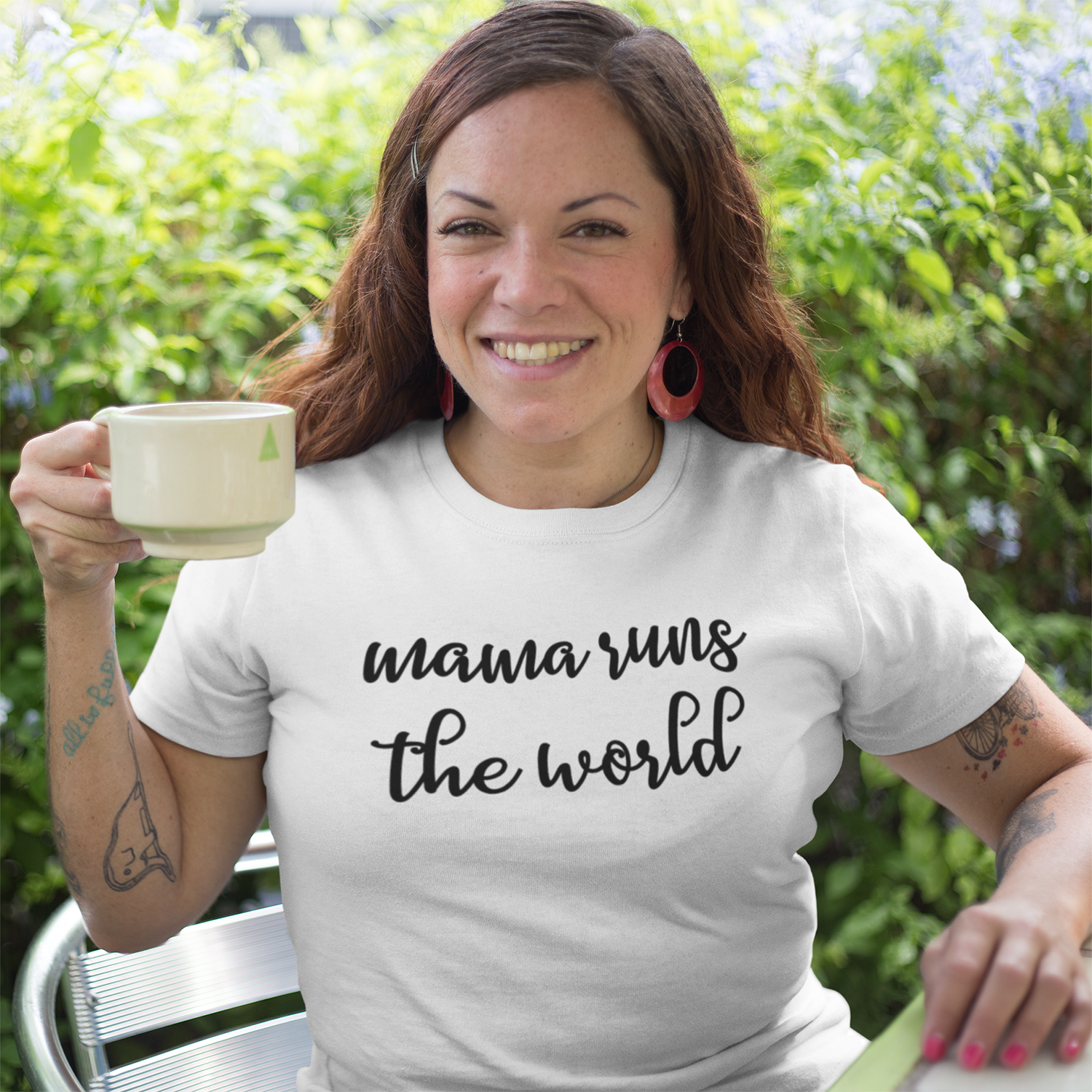 'Mama runs the world' adult shirt