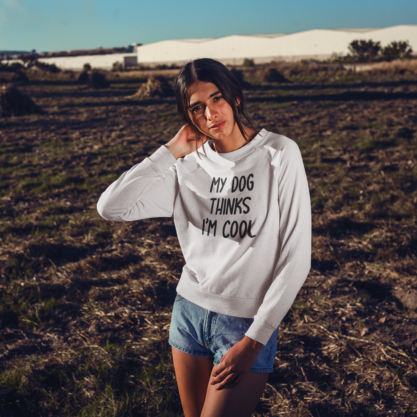 'My dog thinks I'm cool' sweater