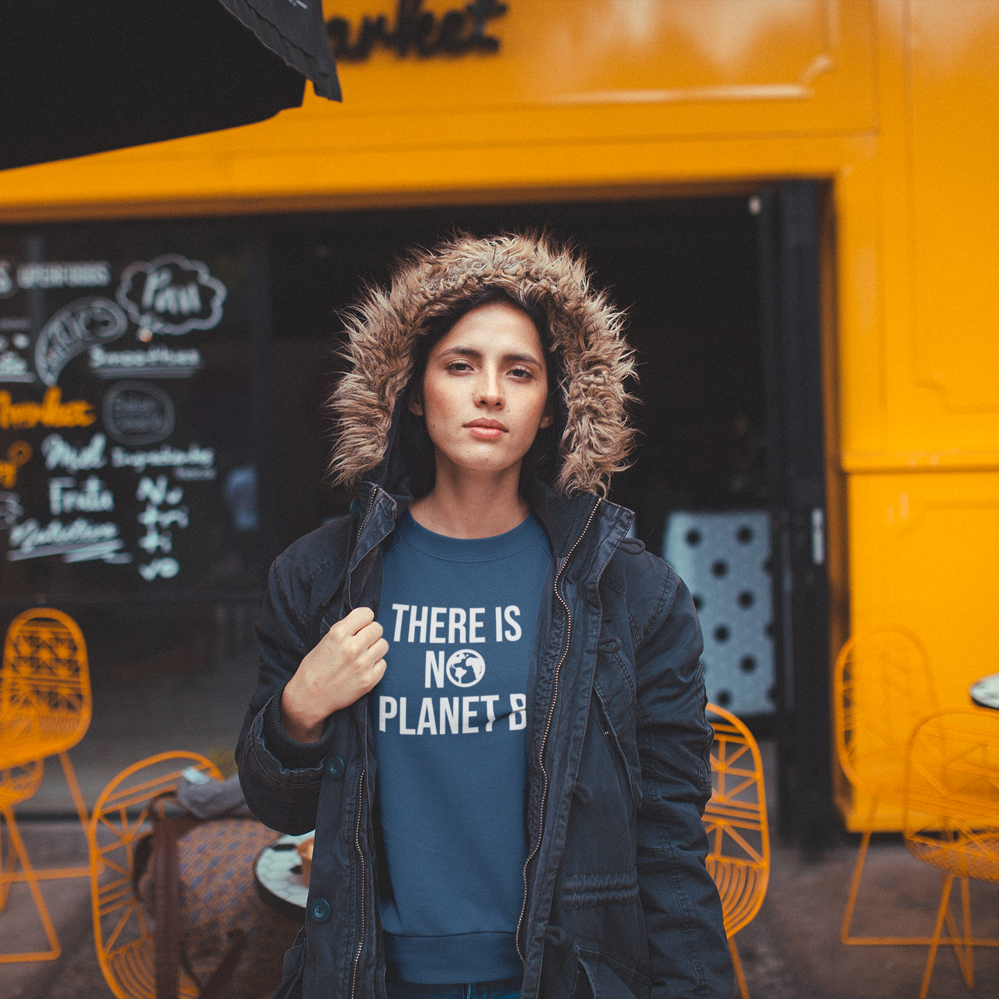 'There is no planet B' sweater