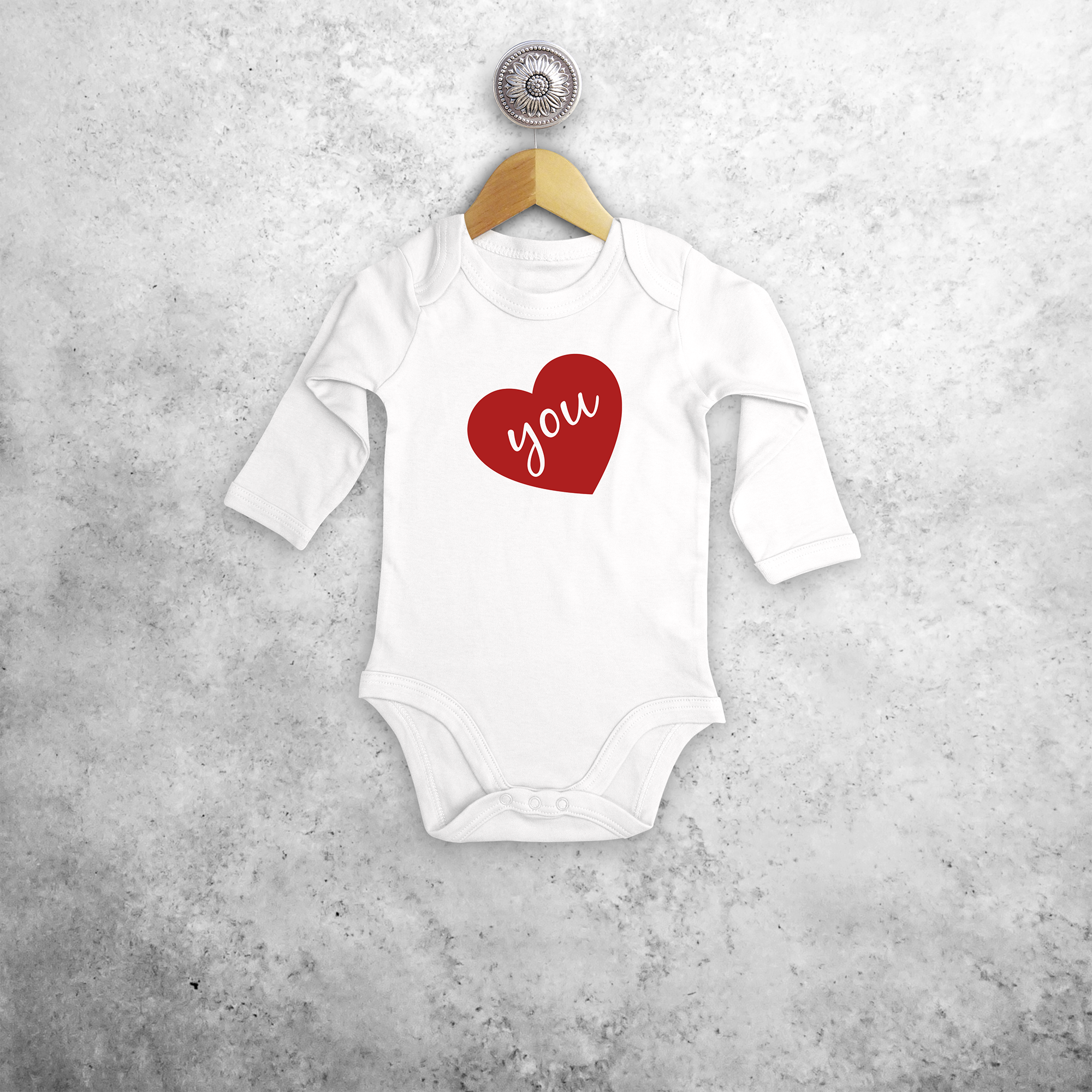Big heart baby longsleeve bodysuit