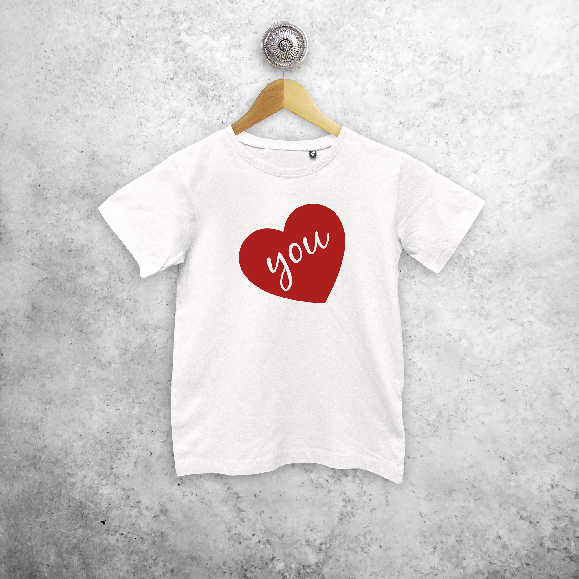 Big heart kids shortsleeve shirt