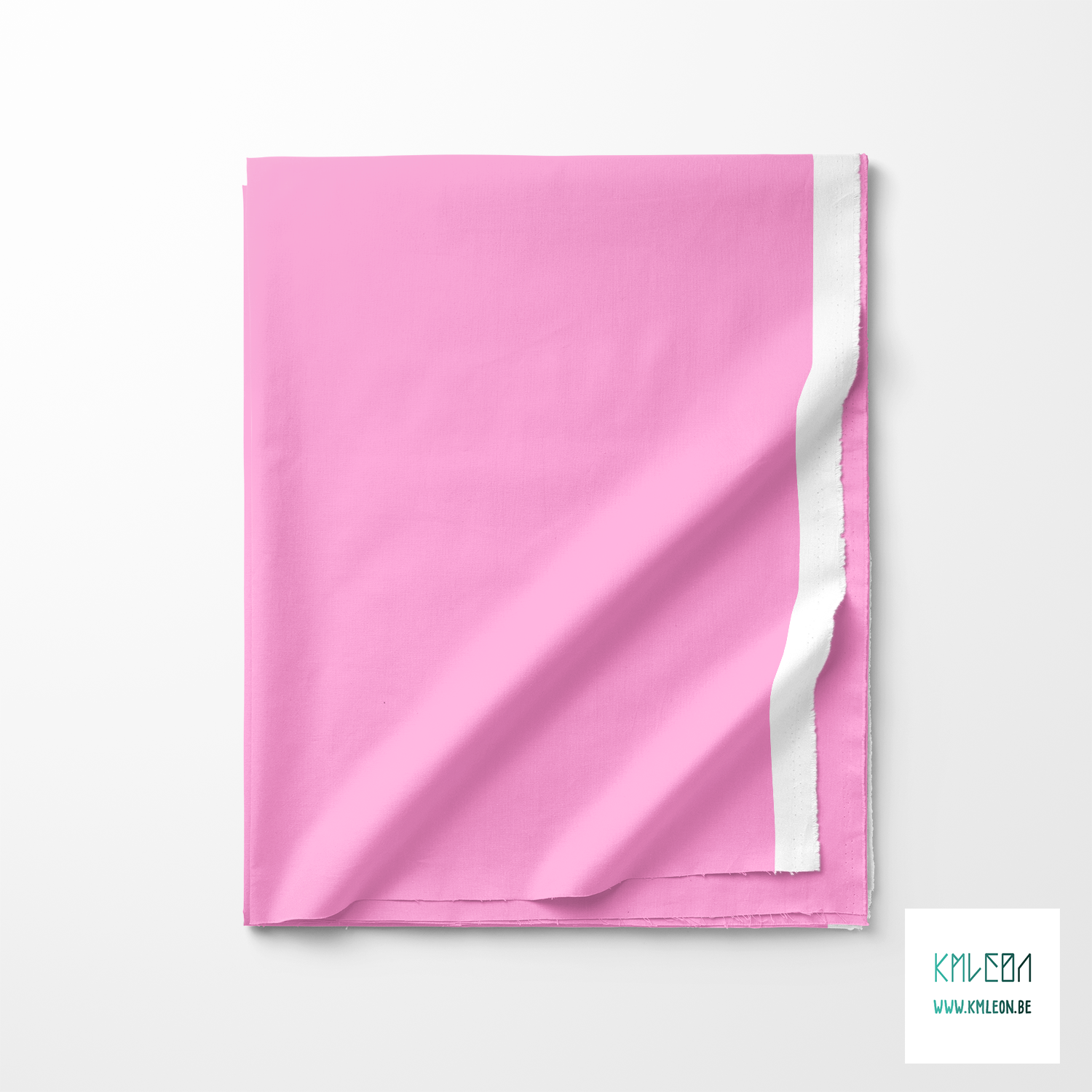 Solid bubblegum pink fabric