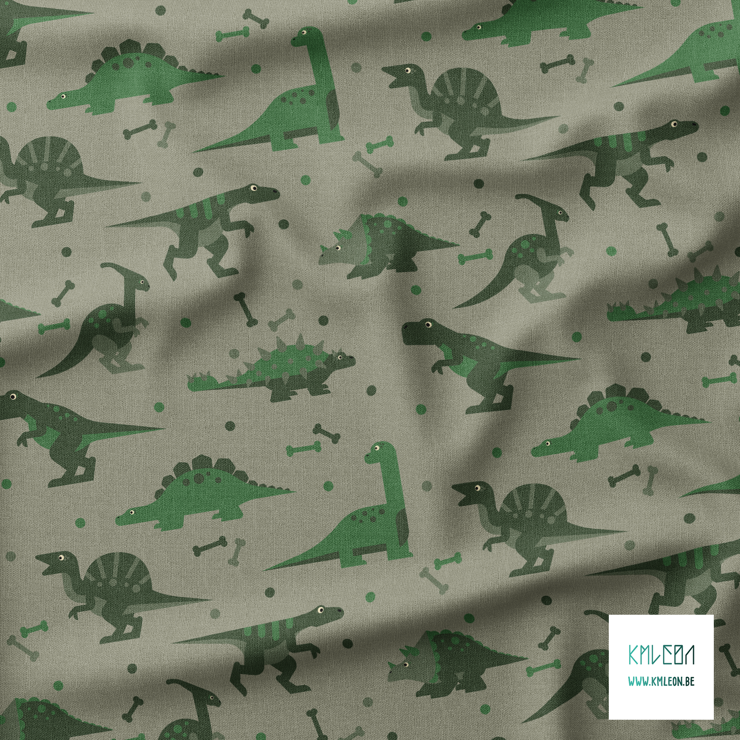 Dinosaurs fabric