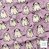 Dogs as ghosts fabric