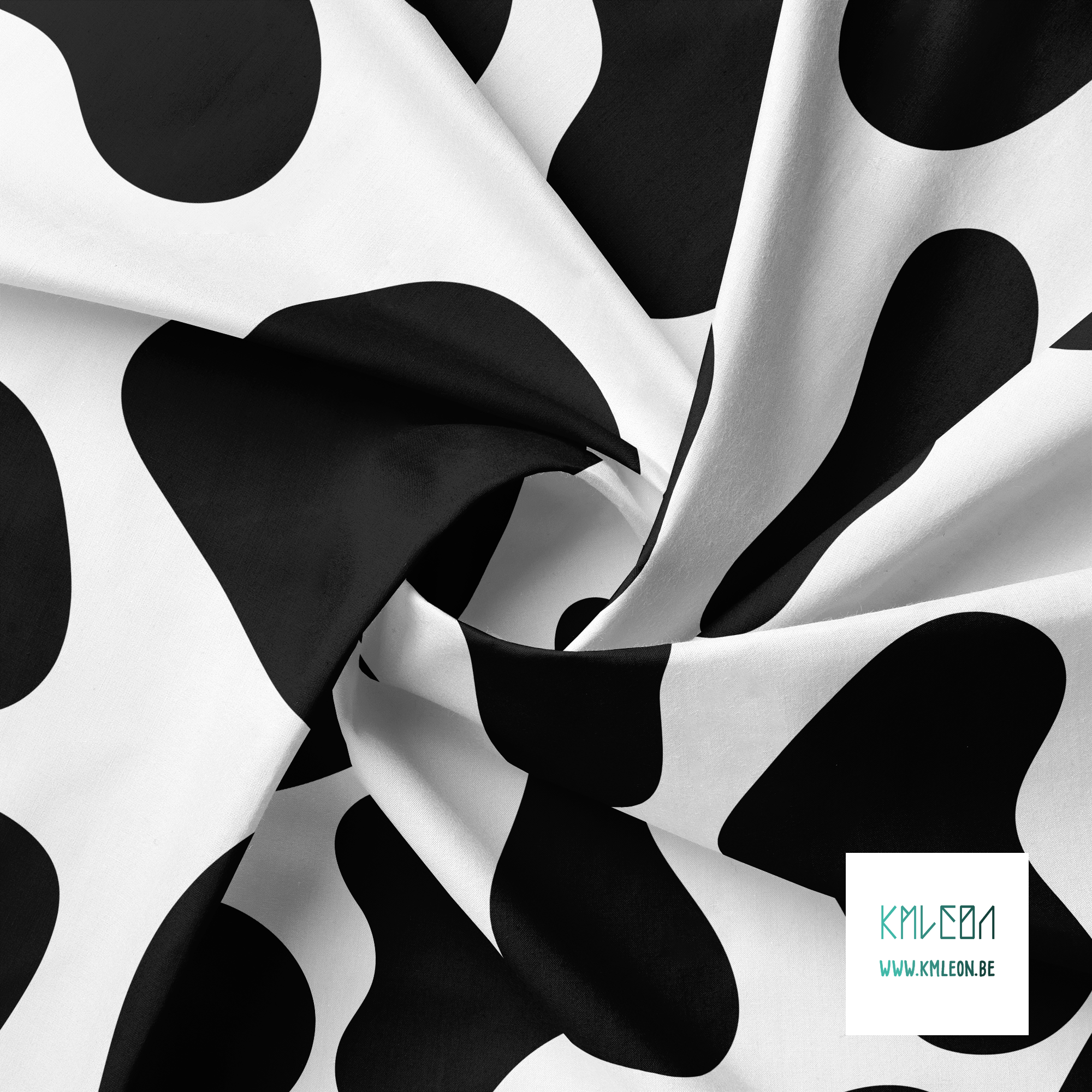 Cow spots fabric