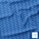 Blue crowns fabric