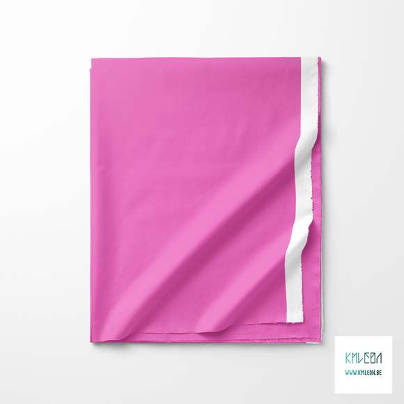 Solid neon pink fabric