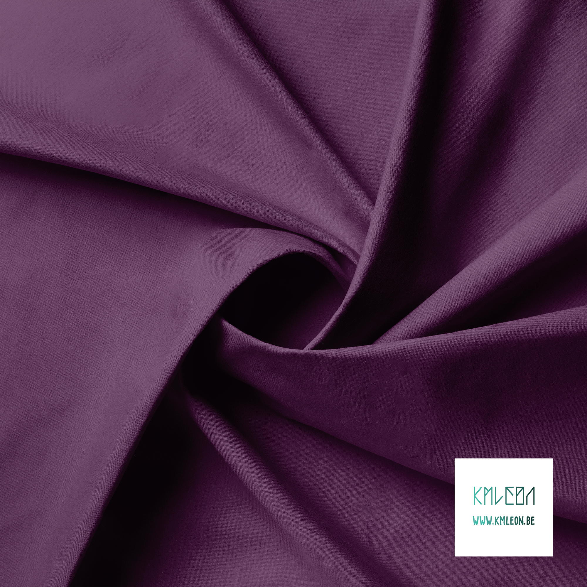 Solid plum purple fabric