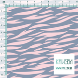 Pink tiger stripes fabric