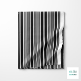 Grey vertical stripes fabric