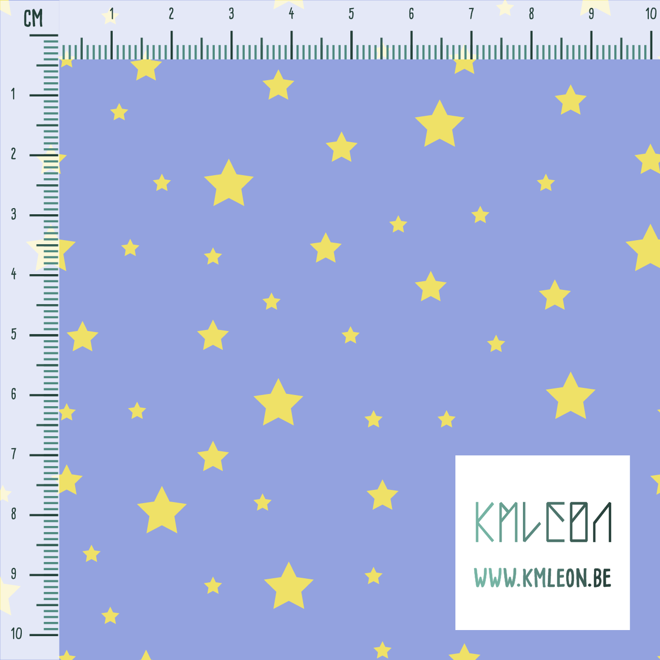 Yellow stars fabric