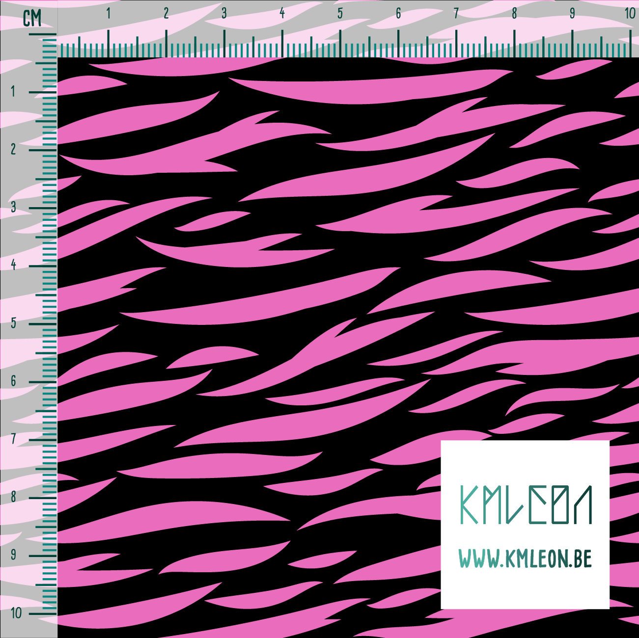 Pink tiger stripes fabric