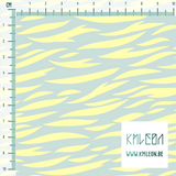 Yellow tiger stripes fabric