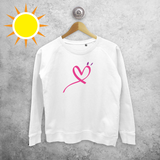 Heart magic sweater