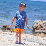 'Beach vibes' kids shortsleeve shirt