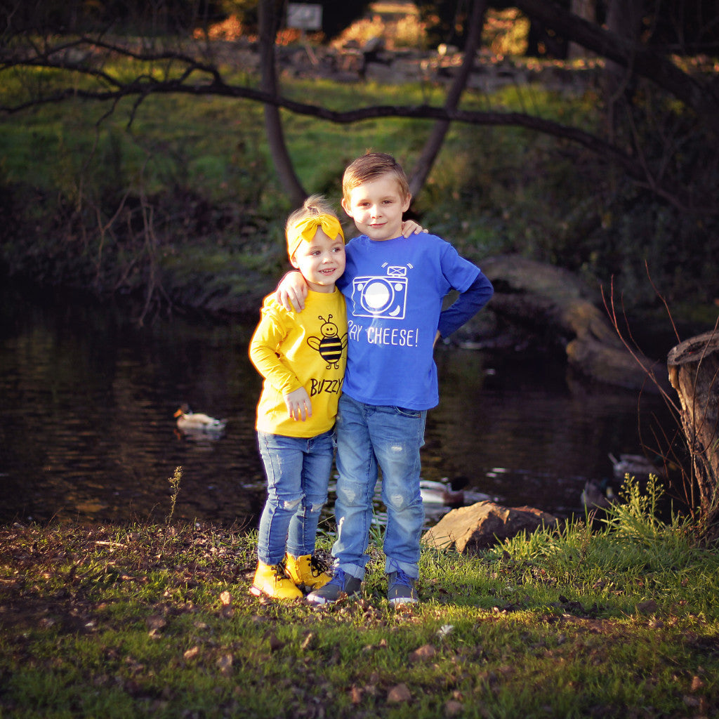 'Buzzy bee' kids shortsleeve shirt