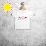 'Smile' magic baby shortsleeve shirt