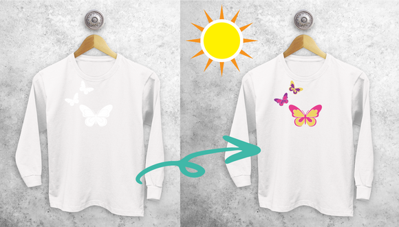 Butterflies magic kids longsleeve shirt