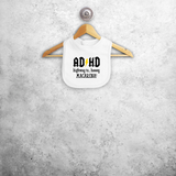 'ADHD - Highway to… heeeey MACARENA!' baby bib