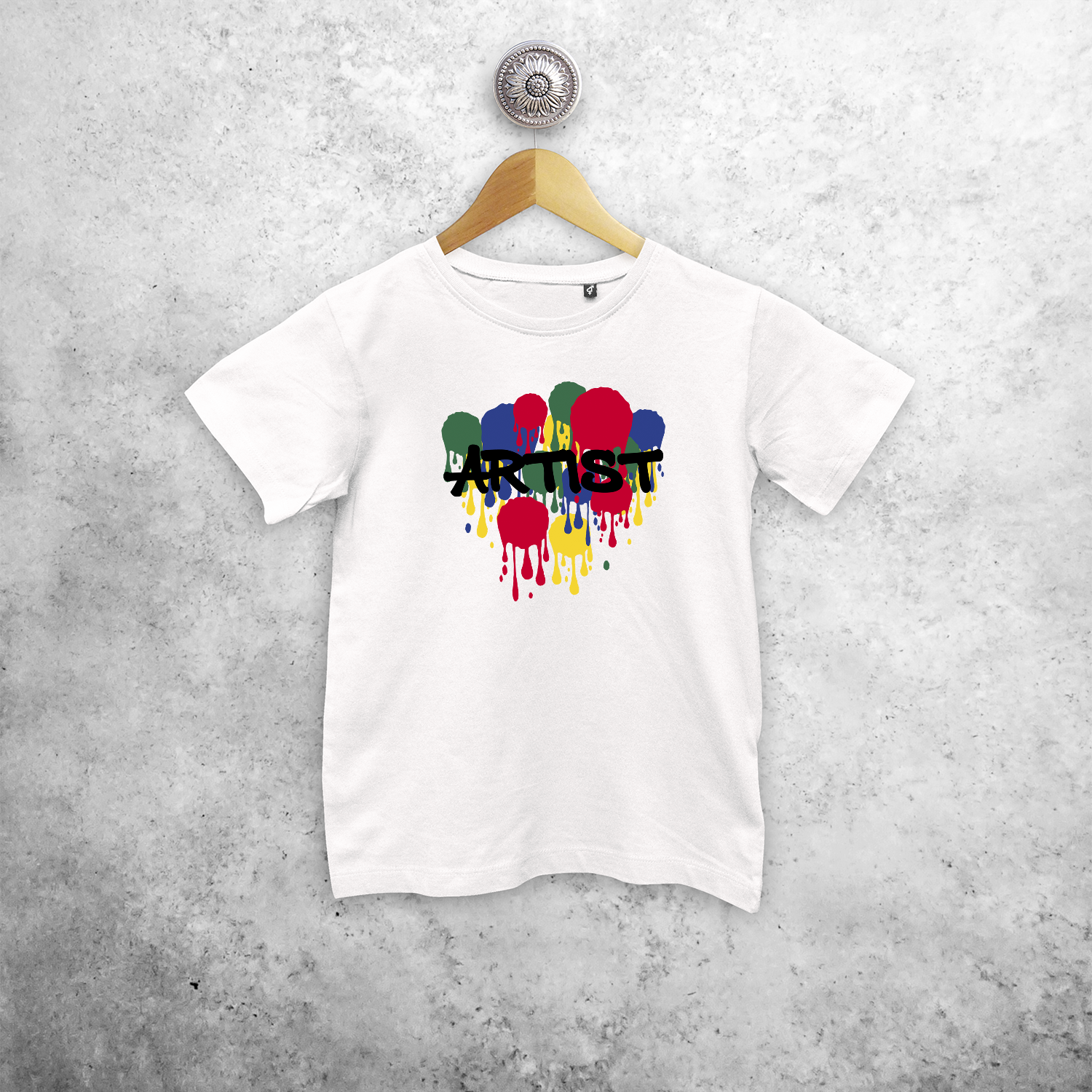 'Artist' kids shortsleeve shirt