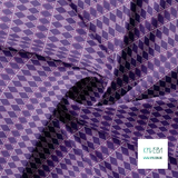 Purple triangles fabric