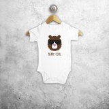 'Beary cool' baby shortsleeve bodysuit