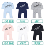 '...and 5, 6, 7, 8' baby romper