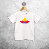 Boat kids shortsleeve shirt