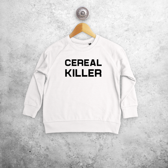 'Cereal killer' kids sweater