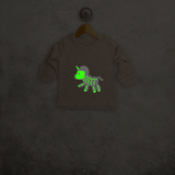 Unicorn glow in the dark baby sweater