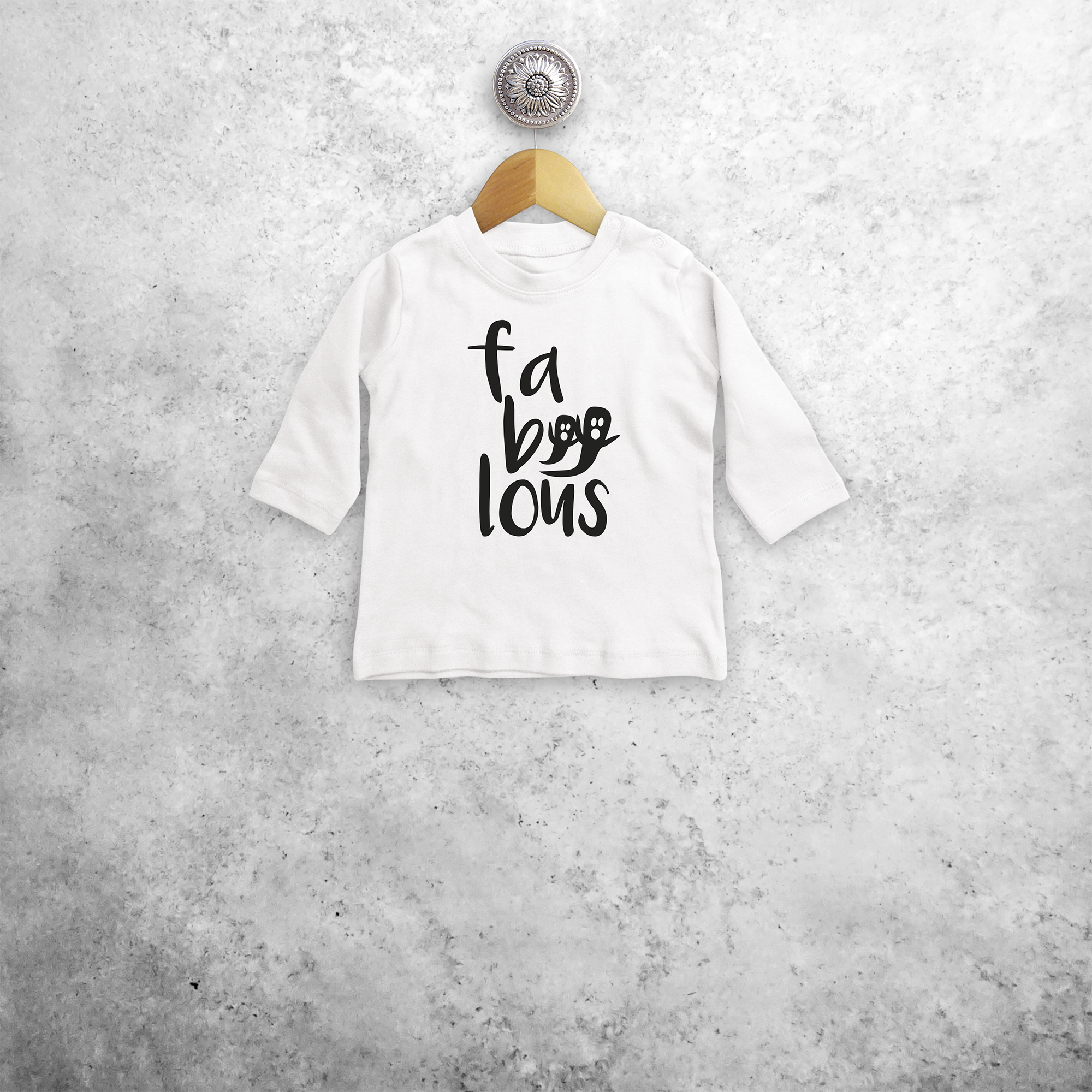'Fa-boo-lous' baby longsleeve shirt