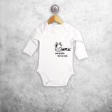 Giraffe baby longsleeve bodysuit