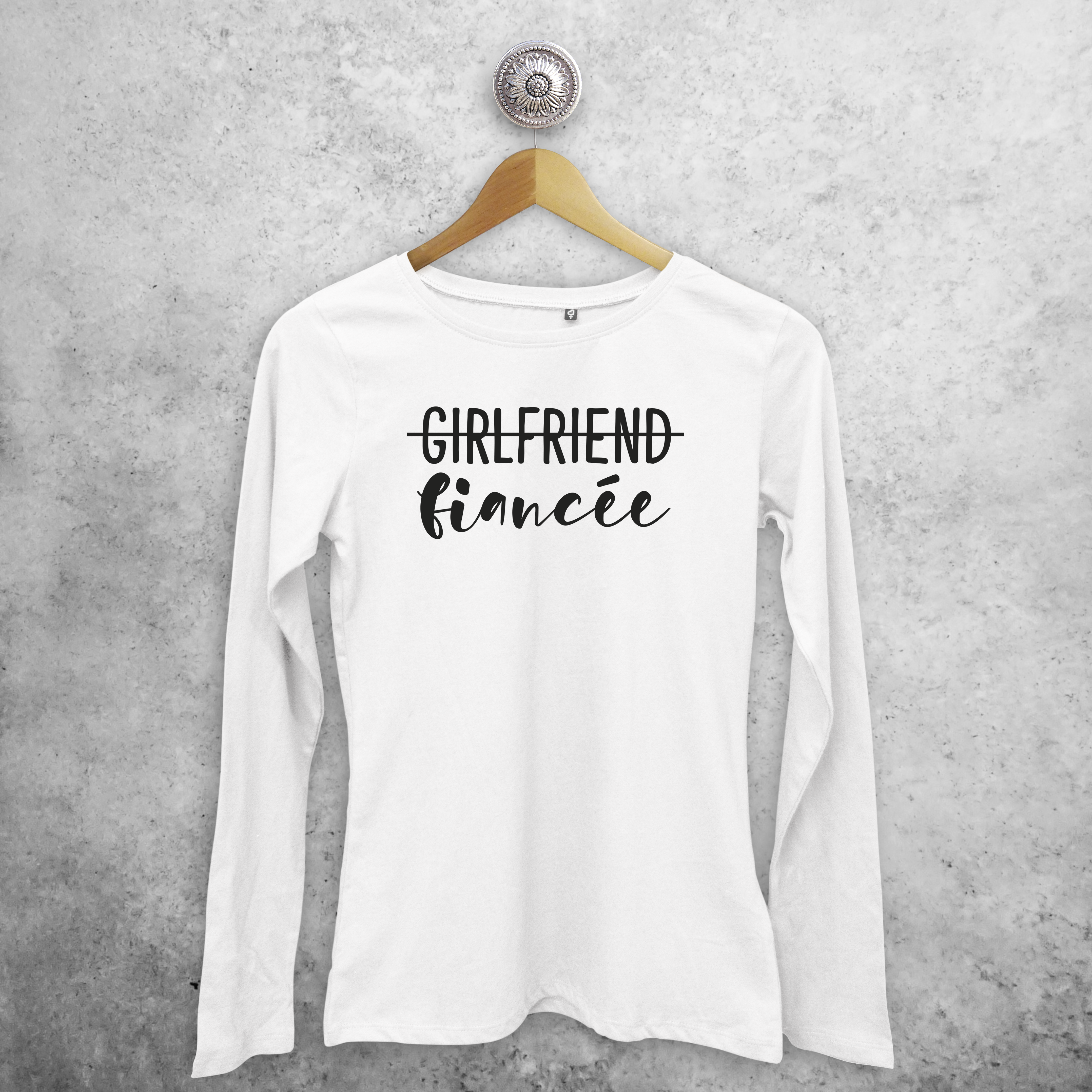 'Fiancée' adult longsleeve shirt