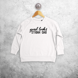 'Good looks - Bad habits' kids sweater