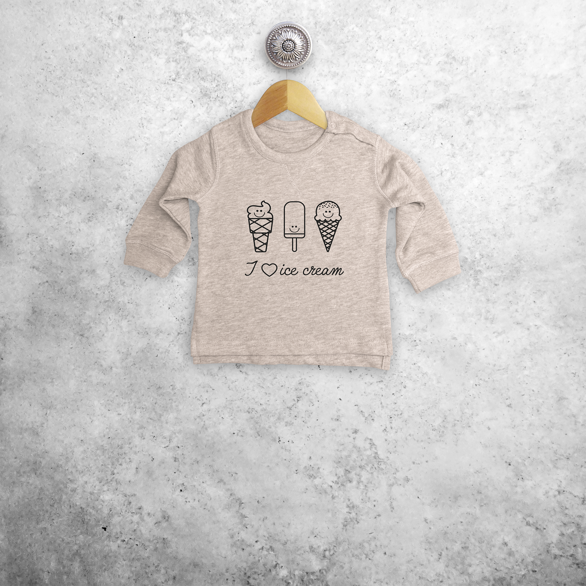 Ice cream baby sweater