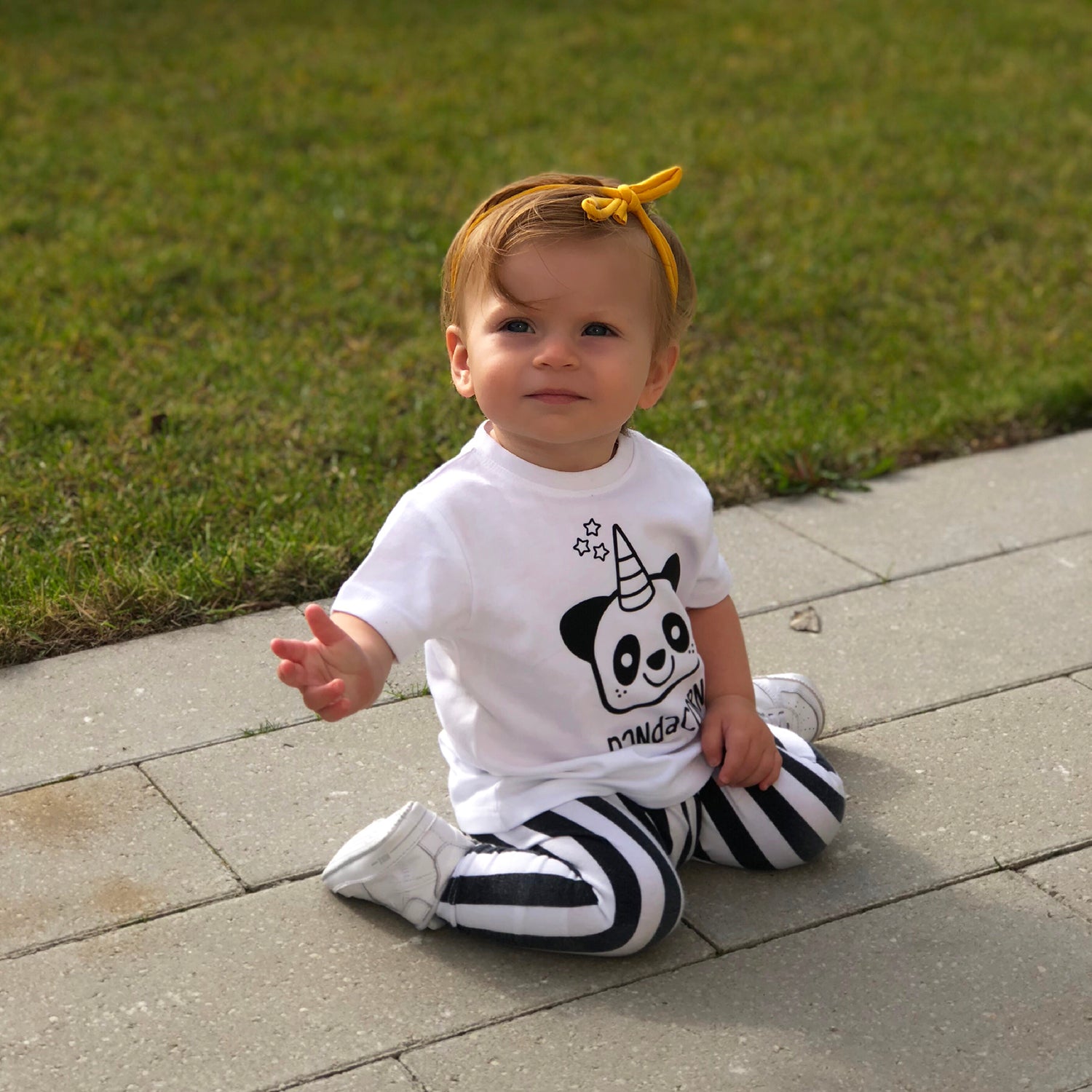 Pandacorn baby shortsleeve shirt