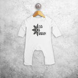 'Let it snow' baby romper