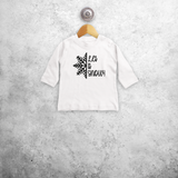 'Let it snow' baby longsleeve shirt