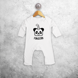 Pandacorn baby romper
