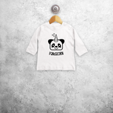 Pandacorn baby longsleeve shirt