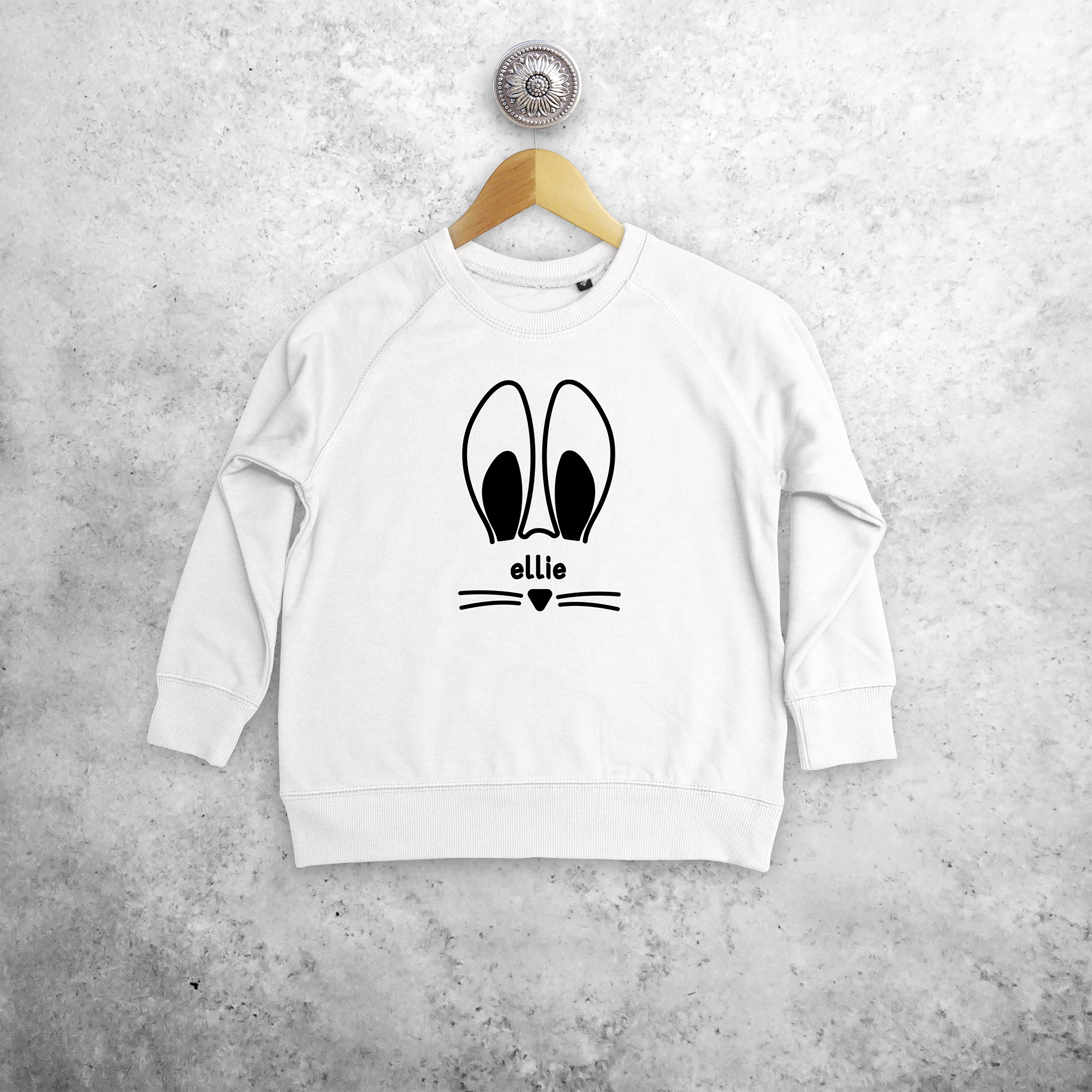 Bunny ears kids sweater